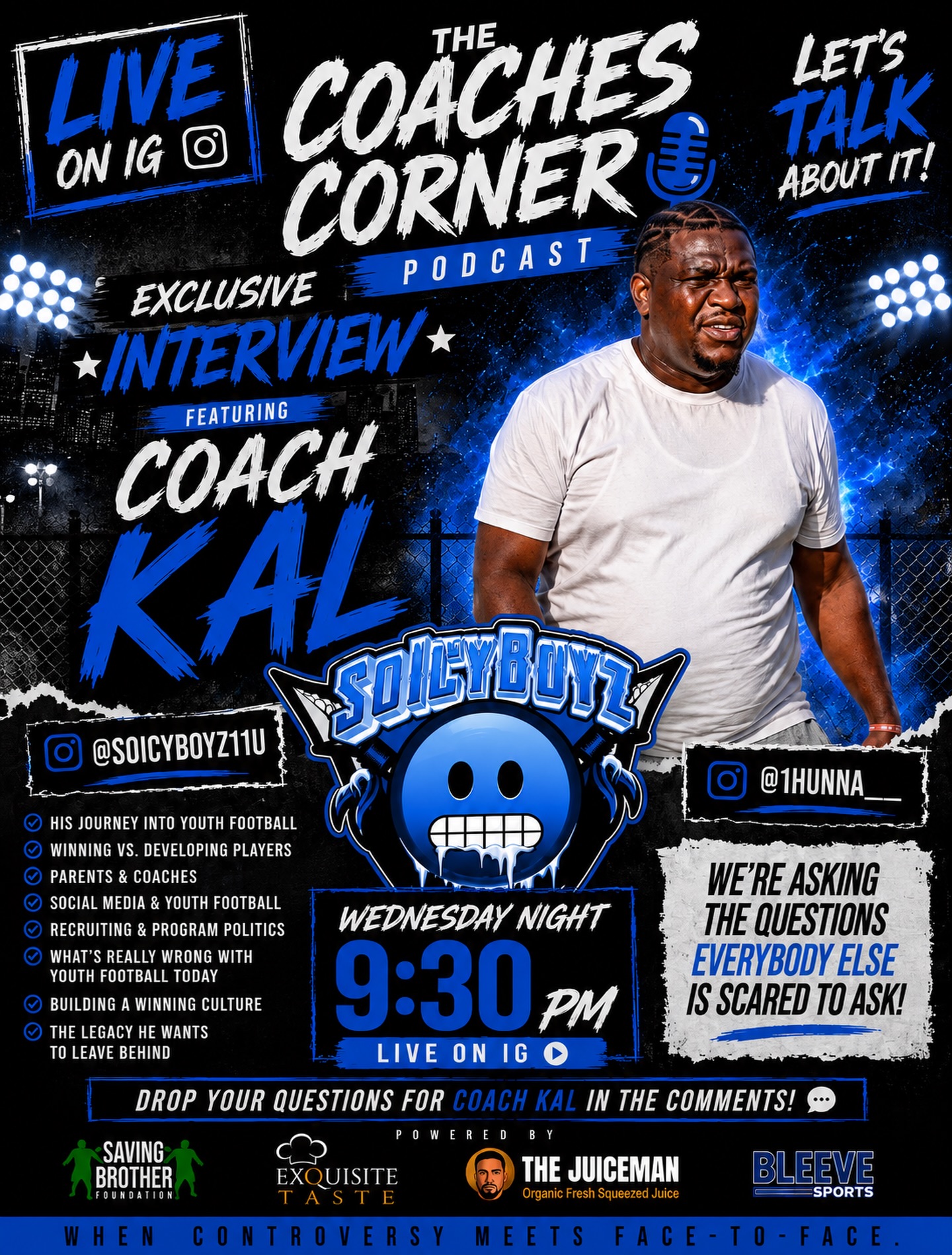 The Coaches Corner exclusive interview with Coach Kal