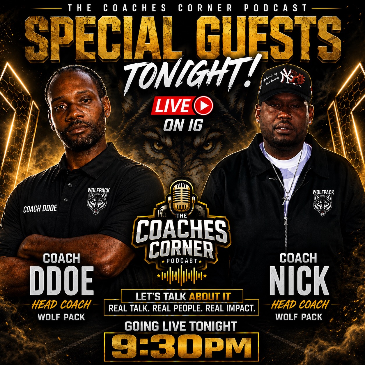 The Coaches Corner interview with Wolf Pack head coaches Coach Ddoe and Coach Nick
